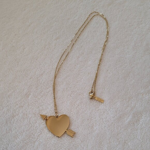 Victoria's Secret Heart & Arrow Pendant Necklace - Picture 1 of 3